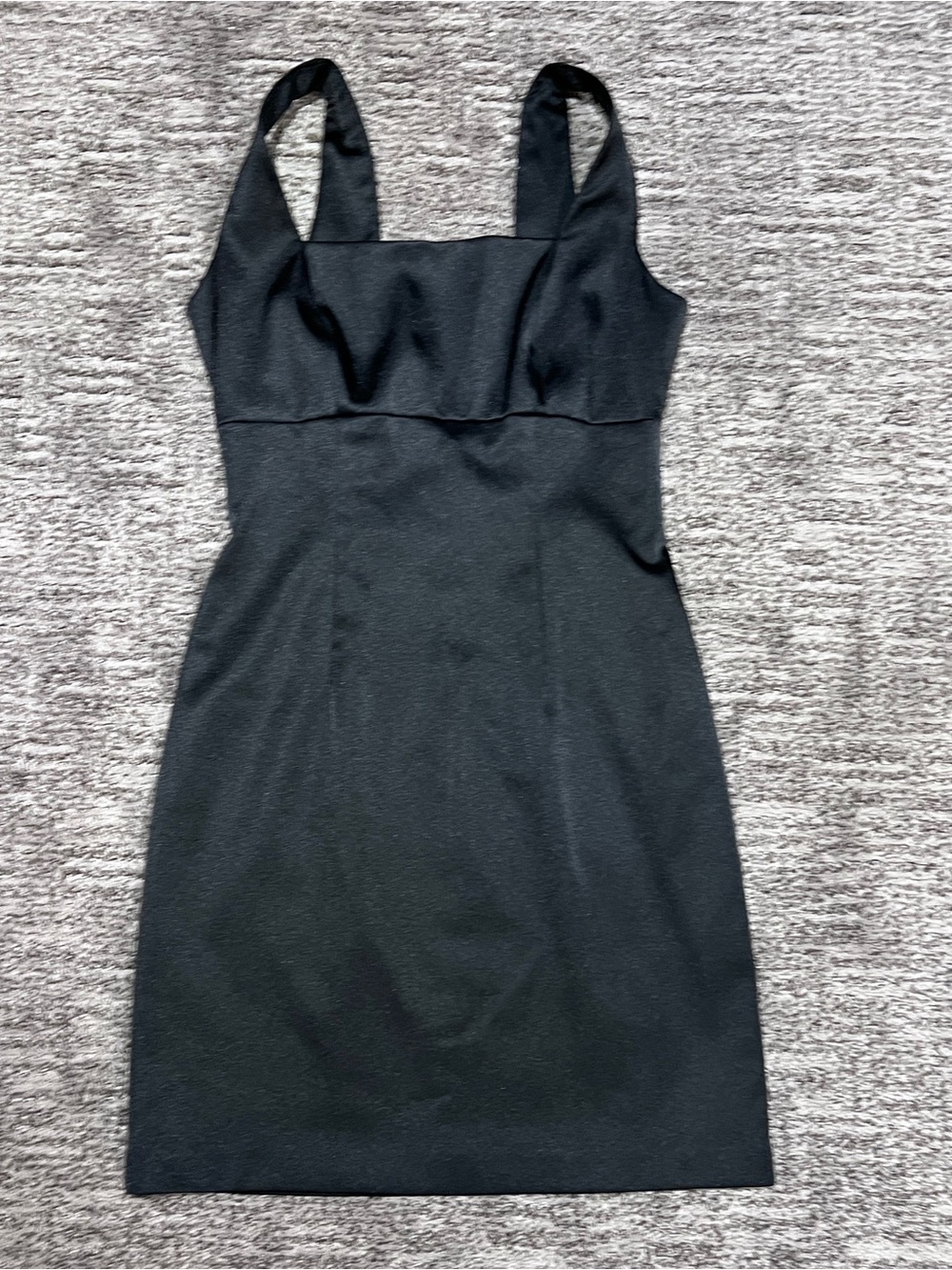 Laundry By Shelli Segal Black Square-Neck Mini Dress